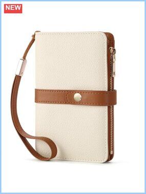 RFID Blocking Vegan Leather Trifold Wallet Passport Card Case Travel
